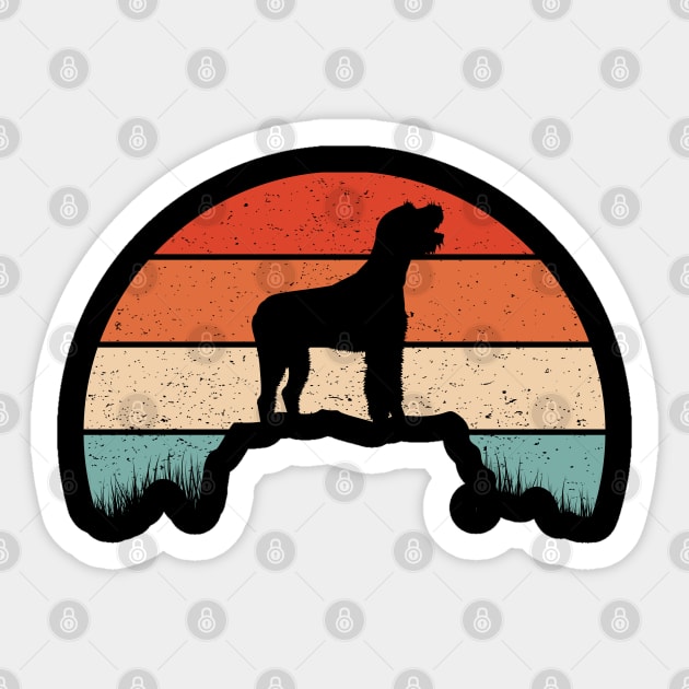 Wirehaired pointer dog Sticker by Tesszero